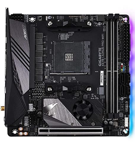 GIGABYTE X570 I AORUS Pro Wi-Fi (AMD Ryzen 3000/X570/Mini-Itx/PCIe4.0/DDR4/USB 3.1/Realtek ALC1220-Vb/DisplayPort 1.4/2xHDMI 2.0B/RGB Fusion 2.0/Gaming Motherboard) Bild 4