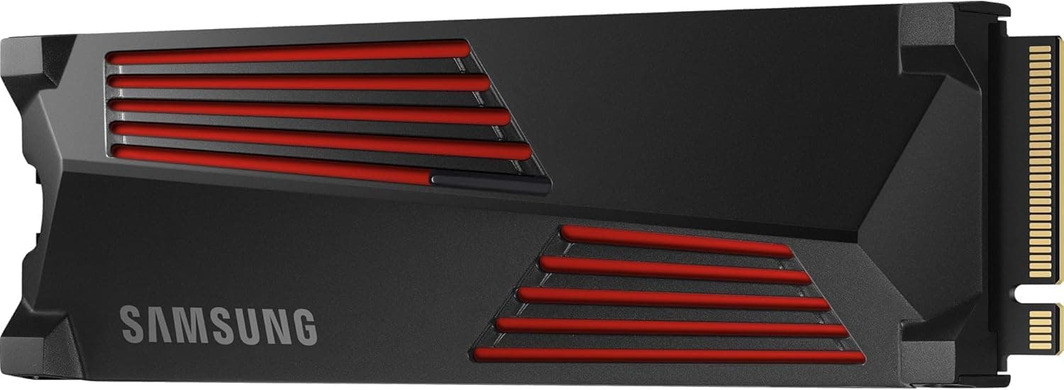 Samsung 990 PRO NVMe M.2 SSD mit Heatsink, 1 TB, PCIe 4.0, 7.450 MB/s Lesen, 6.900 MB/s Schreiben, Interne SSD für PC-/Konsolen-Gaming und Videobearbeitung, MZ-V9P1T0CW Bild 5
