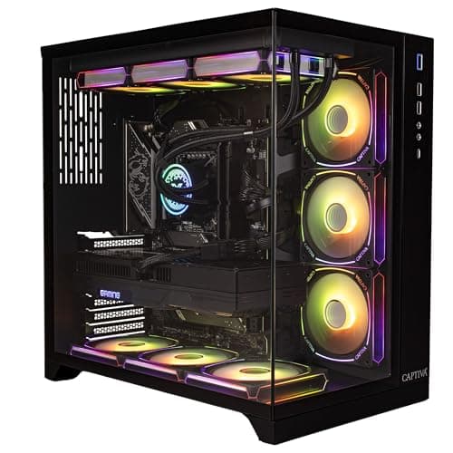 Captiva PC Highend Gaming R90-366 | AMD Ryzen 9 9950X3D | 64GB DDR5 RAM | NVIDIA GeForce RTX 5080 16GB | 2 TB SSD | 2 TB HDD | ohne OS Bild 2