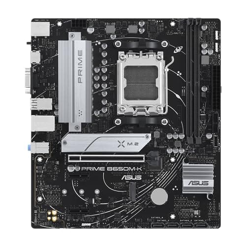 ASUS Prime B650M-K Mainboard Sockel AMD AM5 (Ryzen 7000, Micro-ATX, DDR5 Speicher, PCIe 5.0, BIOS Flashback, USB 3.2 Gen 2, Aura Sync) Bild 3