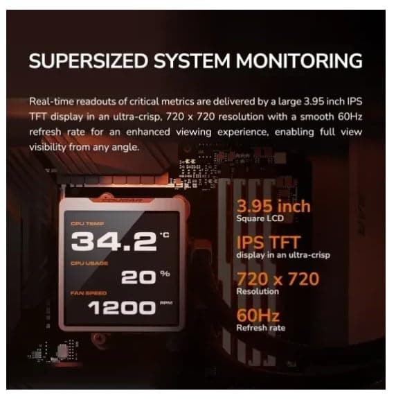 COUGAR CPU Wasserkühlung Poseidon Vistek Pro 360,ARGB,Weiß Bild 3