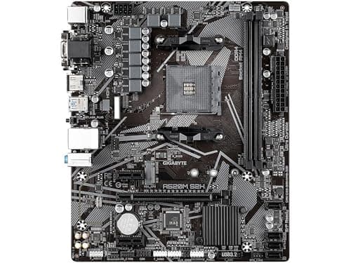 Gigabyte A520M S2H (AMD Ryzen AM4/MicroATX/4+3 Phases Digital PWM/Gigabyte Gaming GbE LAN/NVMe PCIe 3.0 x4 M.2/3 Display Interfaces/Q-Flash Plus/RGB Fusion 2.0/Motherboard)
