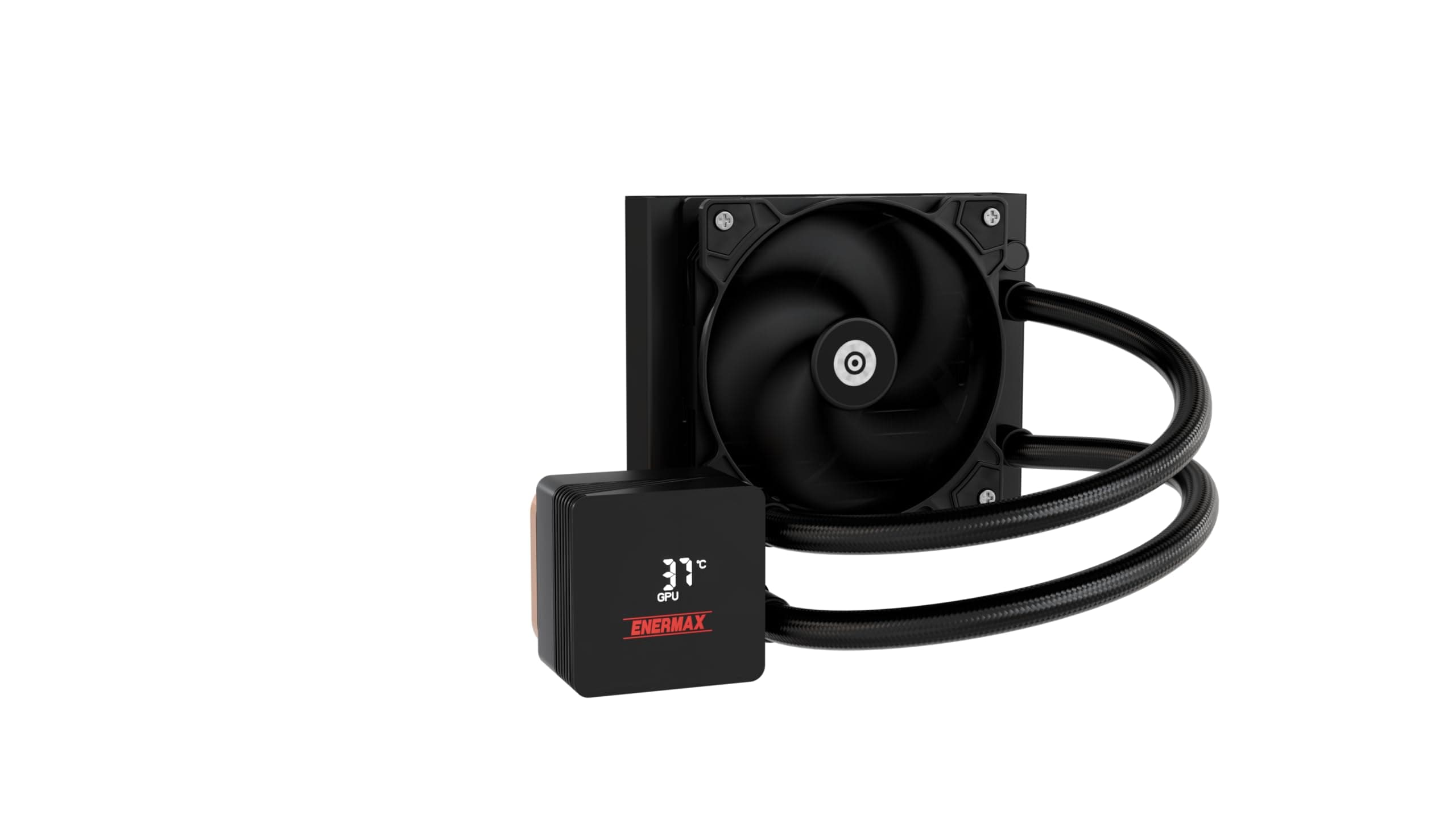 ENERMAX LIQMAX IV 120mm AIO CPU Wasserkühlung|Dual Chamber|TDP 320W+|Intel LGA 1851/1700/115x/2066| AMD AM5/AM4 |Digital Anzeige |1x 120 PWM Performance Flow Fan|ELC-LMIV120-SF Bild 2