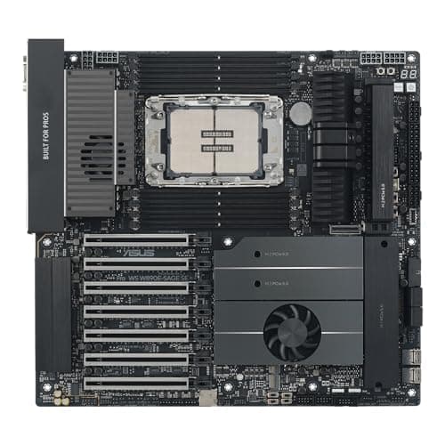 ASUS PRO WS W890E-SAGE SE Intel LGA4710-2 EEB Workstation-Mainboard (7 PCIe 5.0 x16 Steckplätze, Multi-GPU-Unterstützung, Robustes 16+2+2+1+2 Power-Stage-Design, 4 PCIe 5.0 M.2 Steckplätze) Bild 4