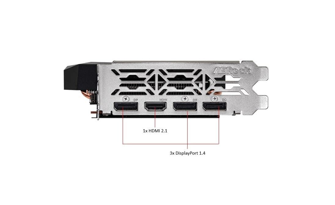 ASRock Radeon RX 6600 CLD, 90-GA2RZZ-00UANF Bild 6