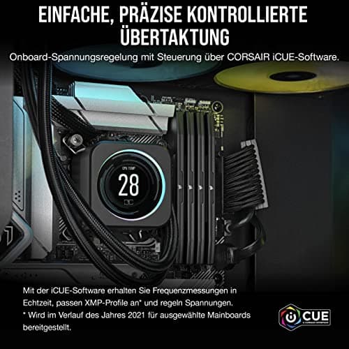 CORSAIR VENGEANCE DDR5 RAM 32GB (2x16GB) Bis zu 4800MHz CL40 Intel XMP 3.0 Desktop-Arbeitsspeicher – Schwarz (CMK32GX5M2A4800C40) Bild 8