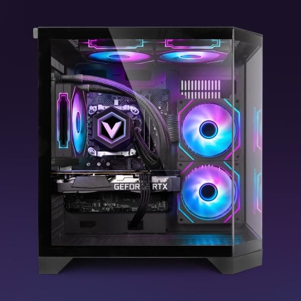 Vibox V-315 Gaming PC • AMD Ryzen 5 5500 6-Kern • AMD Radeon RX 9070 12GB • 16GB RAM • 1TB SSD • Windows 11 • WLAN 6 + Bluetooth 5.4 Weiß 1 TB 16 GB RX 9070 Windows 11 Home Bild 2
