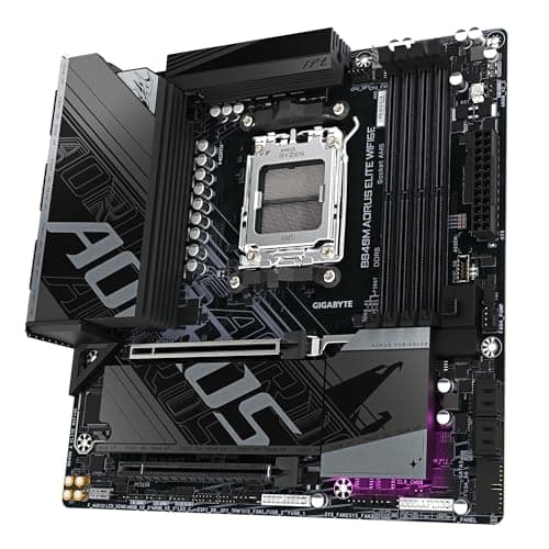 GIGABYTE B840M AORUS Elite WIFI6E Mainboard – AMD Ryzen 9000 Prozessoren, 10+2+2 Phasen VRM, bis zu 8200 MHz DDR5 (O.C.), 2 x M.2 PCIe 4.0, Wi-Fi 6E, 2.5 GbE LAN, USB 3.2 Gen 2 Bild 8