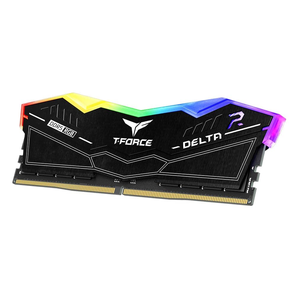 TEAM GROUP T-Force DELTA RGB DDR5 RAM, 6000MHz, 32GB (2x16GB), CL30, Desktop-Speicher mit RGB-Beleuchtung, PMIC-Kühlung, One-Click Overclocking (Weiß) Bild 5