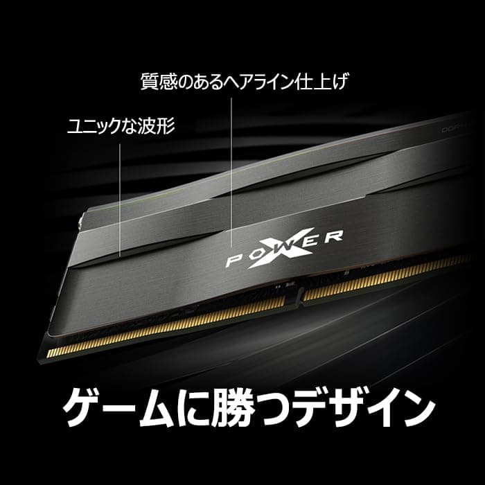 Silicon Power DDR5 32GB (2x16GB) 6000MT/s (PC5-48000) 288-pin CL30 1.35V UDIMM Desktop Memory Module RAM SP032GXLWU60AFDE Black Bild 6
