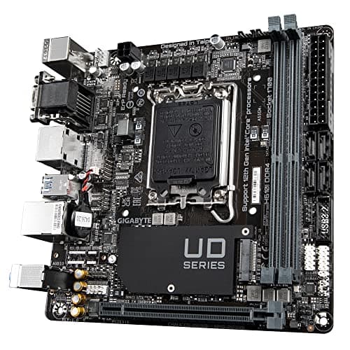 GIGABYTE H610I DDR4 Mainboard - Unterstützt Intel Core Prozessoren 14th CPUs, 4+1+1 Hybrid Digital VRM, up to 3200MHz DDR4, 1xPCIe 3.0 M.2, GbE LAN, USB 3.2 Gen 1 Bild 8