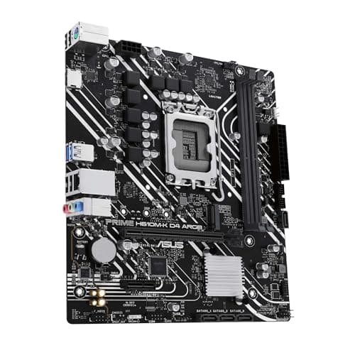 ASUS Prime H610M-K D4 ARGB Gaming Mainboard Sockel Intel LGA 1700 (Micro-ATX, DDR4, PCIe 4.0, M.2, HDMI, SATA 6 Gbit/s, AI Noise Cancelation, Aura Sync) Bild 8