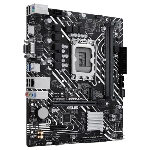 ASUS Prime H610M-D Gaming Mainboard Sockel Intel LGA 1700 (Micro-ATX, DDR5, PCIe 4.0, M.2, HDMI, VGA, USB 3.2 Gen 1, SATA 6Gbit/s, COM Port, RGB Header) Bild 5