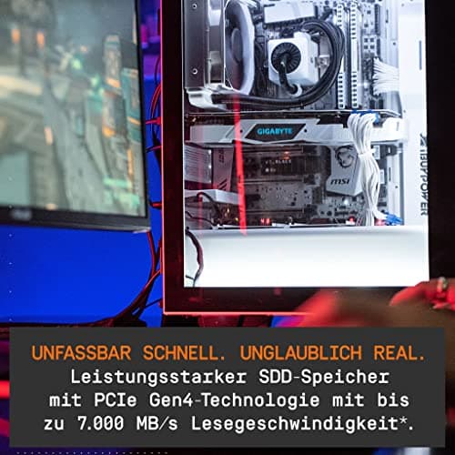 WD_BLACK SN850 mit Heatsink 500GB NVMe interne Gaming SSD; PCIe Gen4 Technologie, bis zu 7000 MB/s Lesen, M.2 2280, Works with PlayStation 5 (ab Softwareversion 21.02-04.00.00) 500 GB Heatsink Bild 7