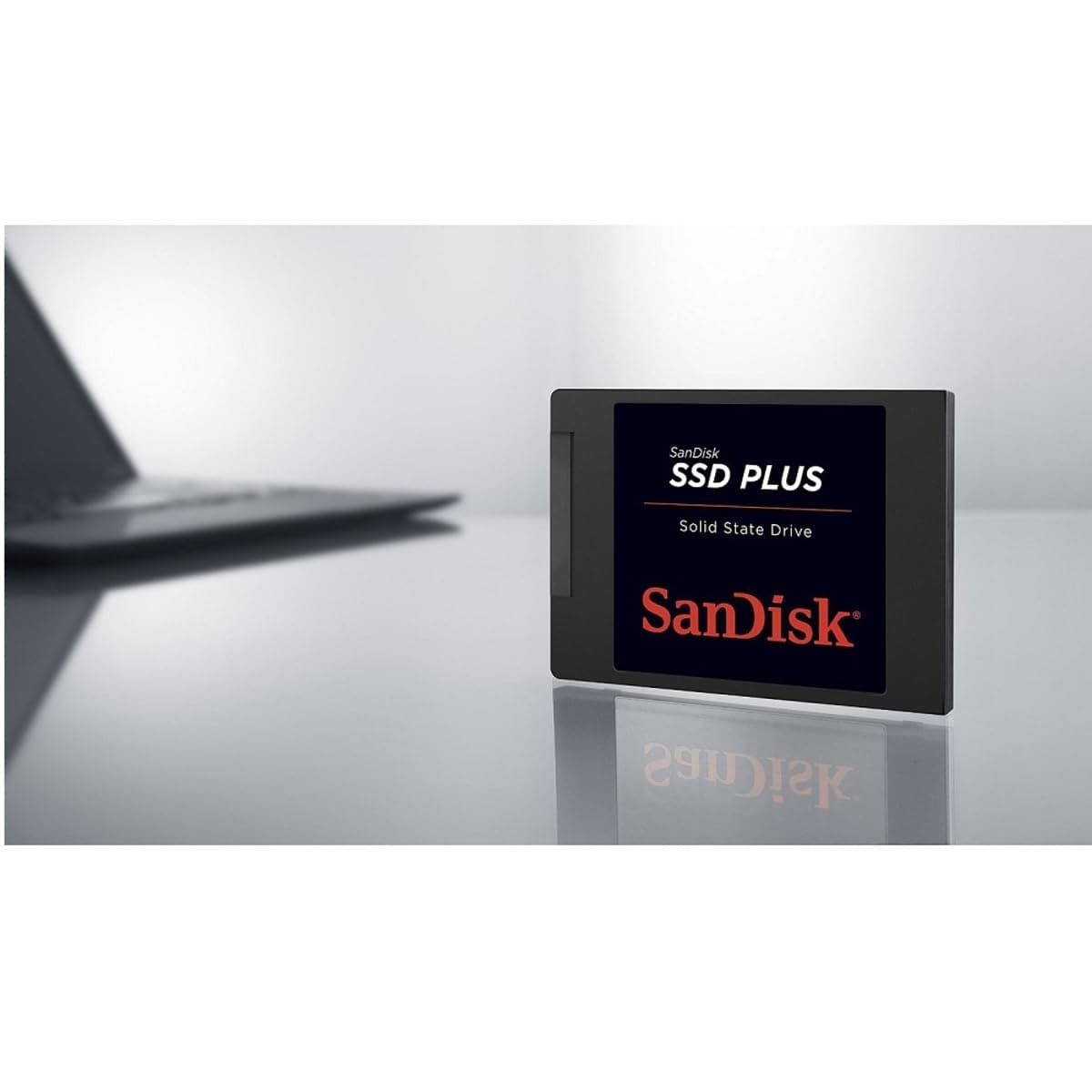 SanDisk SSD Plus interne SSD Festplatte 480 GB (schnelleres Hoch,-Herunterfahren und Laden, Lesegeschwindigkeit 535 MB/s, Schreibgeschwindigkeit 445 MB/s, stoßfest), Festkörper-Laufwerk 500 GB Bild 4