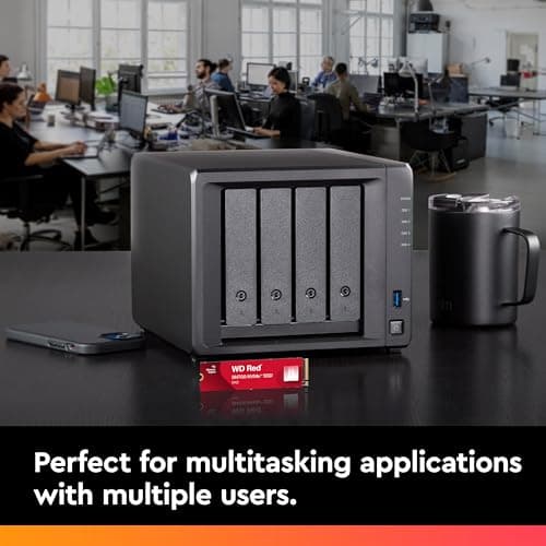WD Red SN700 2TB NVMe SSD for NAS devices, with robust system responsiveness and exceptional I/O performance Bild 7