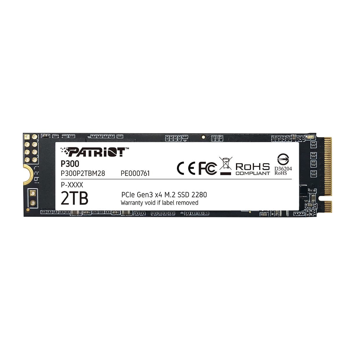 Patriot P300 2TB interne SSD - NVMe PCIe Gen 3x4 - M.2 2280 - Solid State Drive - P300P2TBM28 Bild 2