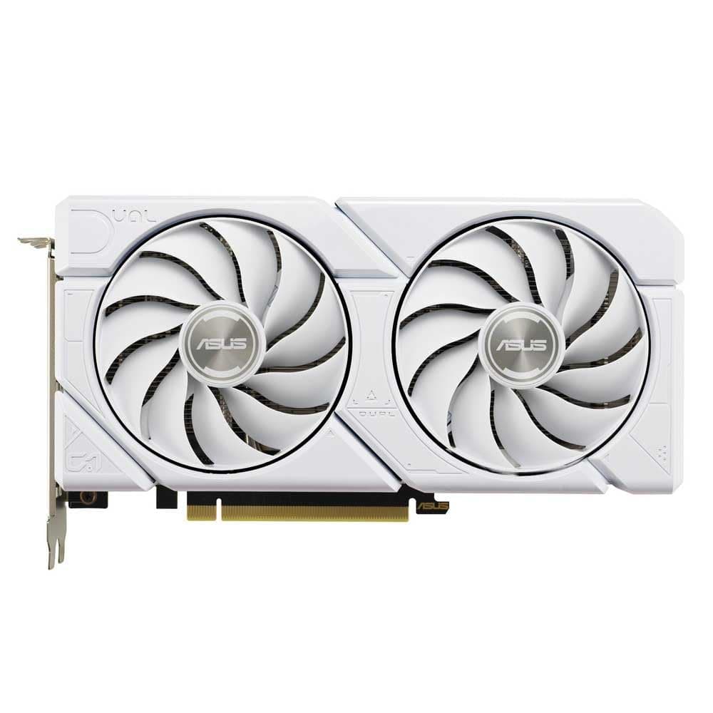 ASUS Dual GeForce RTX 4060 EVO White OC Edition 8GB GDDR6 Gaming Grafikkarte weiß (Nvidia GeForce RTX4060 DLSS3, 246 AI Tops, PCIe 4.0, 1x HDMI 2.1a, 3X DisplayPort 1.4a, DUAL-RTX4060-O8G-EVO-WHITE) Bild 2