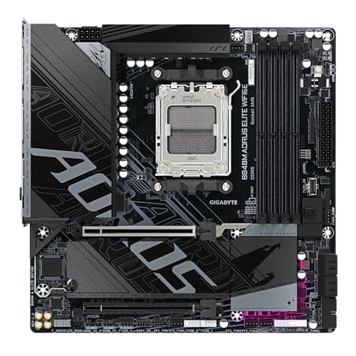 GIGABYTE B840M AORUS Elite WIFI6E Mainboard – AMD Ryzen 9000 Prozessoren, 10+2+2 Phasen VRM, bis zu 8200 MHz DDR5 (O.C.), 2 x M.2 PCIe 4.0, Wi-Fi 6E, 2.5 GbE LAN, USB 3.2 Gen 2 Bild 4