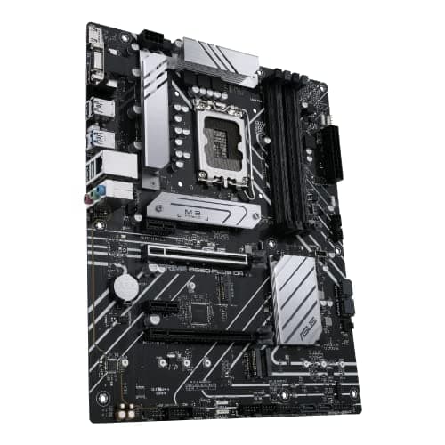 ASUS Prime B660-PLUS D4 LGA 1700 (Intel 12. Generation) ATX Motherboard (PCIe 4.0, DDR4.3xM.2 Slots, 2.5 GB LAN, Front USB 3.2 Gen 1 Type-C, Thunderbolt 4 Header-Unterstützung) Bild 8