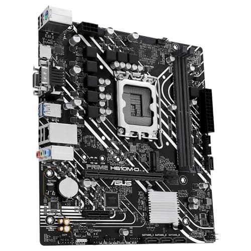 ASUS Prime H610M-D Gaming Mainboard Sockel Intel LGA 1700 (Micro-ATX, DDR5, PCIe 4.0, M.2, HDMI, VGA, USB 3.2 Gen 1, SATA 6Gbit/s, COM Port, RGB Header) Bild 7