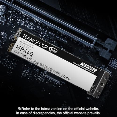 TEAMGROUP MP44Q 4TB SLC Cache Gen 4x4 M.2 2280 PCIe 4.0 w/NVMe Laptop & Desktop & NUC & NAS SSD Lese-/Schreibgeschwindigkeit bis zu 7400/6500MB/s TM8FFD004T0C101 Bild 4