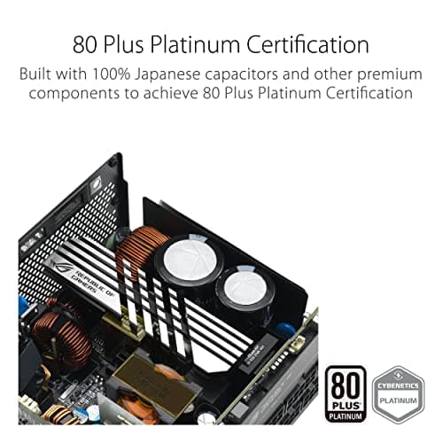 ASUS ROG Loki SFX-L 1000W Platinum (Vollmodulares Netzteil, 80+ Zertifiziert, 120mm PWM ARGB Lüfter, Aura Sync, ATX 3.0 Kompatibel, PCIe 5.0 Ready) Bild 6