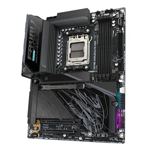 GIGABYTE X870E AORUS Elite X3D Mainboard – Unterstützt AMD Ryzen 9000 Prozessoren, 16+2+2-Phasen Digital-VRM, bis zu 9000 Hz DDR5 (OC), 2 x PCIe 5.0 + 2 x PCIe 4.0, Wi-Fi 7, 5 GbE LAN, USB 4 Bild 8