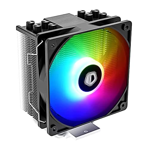 ID-COOLING SE-214-XT ARGB CPU-Kühler, 4 Heatpipes, CPU-Luftkühler, ARGB-Lichtsynchronisation mit Motherboard (5 V 3-poliger Stecker), CPU-Lüfter für Intel/AMD, LGA 1700 kompatibel Bild 2