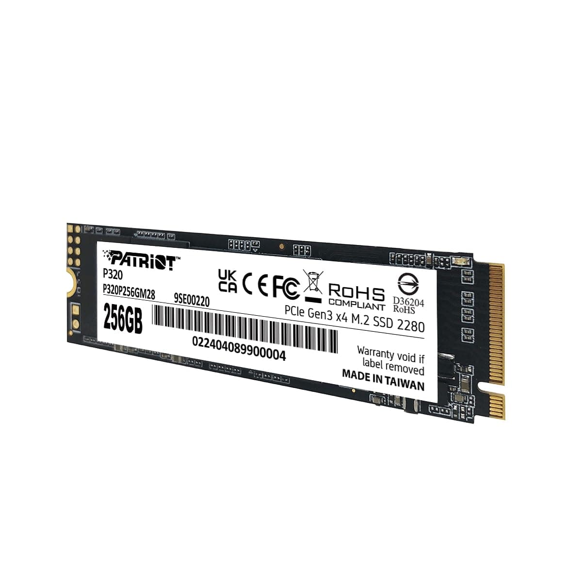 Patriot P320 256GB Interne SSD - NVMe PCIe Gen 3x4 - M.2 2280 - Solid State Drive - P320P256GM28 Bild 7