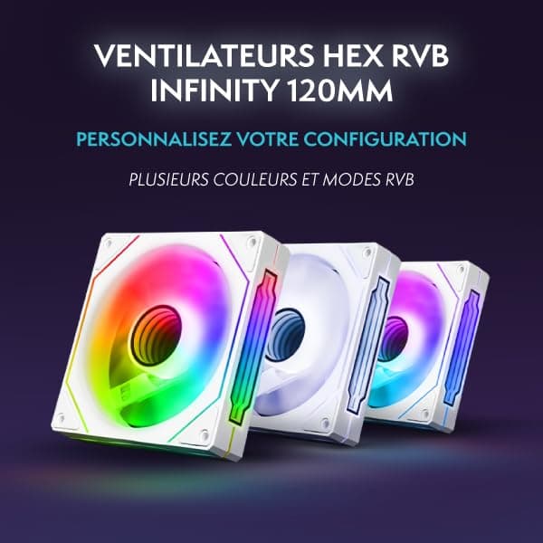 Vibox IX-582 Gaming PC • AMD Ryzen 7 7800X3D 8-Kern • Nvidia RTX 5070 Ti 16GB • 32GB RAM • 1TB NVMe SSD • Windows 11 • WLAN 6 + Bluetooth 5.4 RTX 5070 Ti VTX-7 Weiß Weiß Bild 5