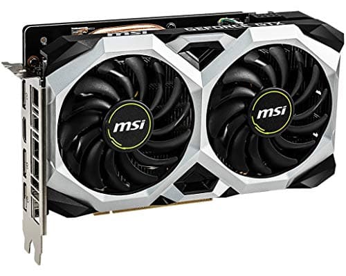 MSI Gaming GeForce GTX 1660 Ti 192-bit HDMI/DP 6GB GDRR6 HDCP Unterstützung DirectX 12 Dual Fan VR Ready OC Grafikkarte (GTX 1660 TI Ventus XS 6G OC) Bild 8