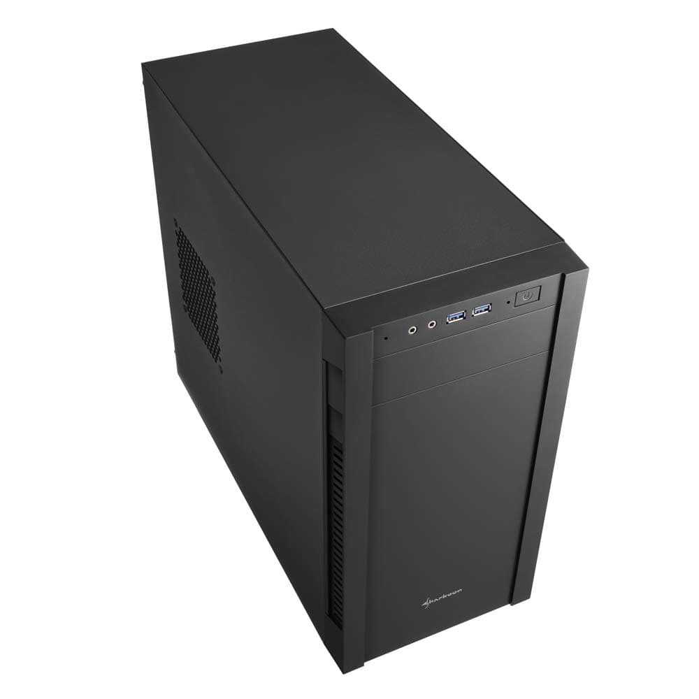 Sharkoon S1000 micro ATX Gehäuse, schwarz Bild 5