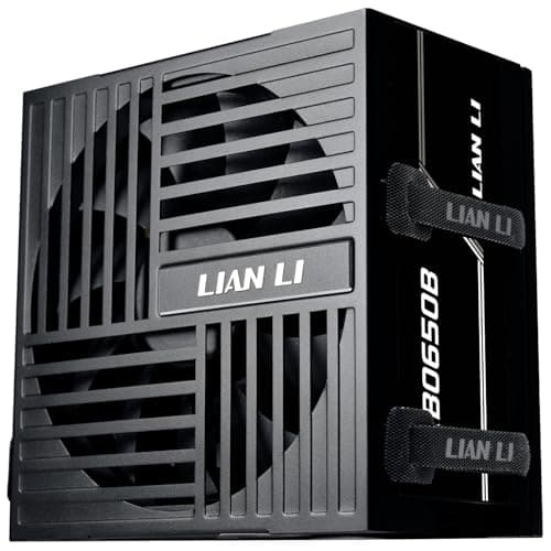 Lian Li RB 650W PC-Netzteil - Schwarz | 80 Plus Bronze, teilmodular, ATX 3.1, leiser 135-mm-Lüfter, effiziente Stromversorgung für Office & Gaming PCs