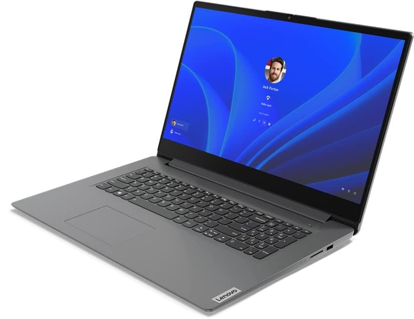 Lenovo 17,3 Zoll Full-HD Notebook - Intel Core 13th Gen U300, 5 Kerne, 4.40 GHz, 16 GB DDR4, 1000 GB SSD, Intel UHD, HDMI, Bluetooth, Webcam, Bluetooth, USB-C/3.0, WLAN, Win11 Prof, MS Office - 7272 17.3 FHD Core 13th Gen - 16GB - 1TB SSD 17.3 Zoll FHD Bild 3