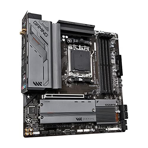 GIGABYTE B650M Gaming X AX Mainboard - AMD Ryzen 9000er-Serie, 6+2+1 Phasen VRM, bis zu 8000 MHz DDR5 (OC), 2xPCIe 4.0 M.2, 2,5 GbE LAN, WiFi 6E, USB 3.2 Gen 2 Bild 6