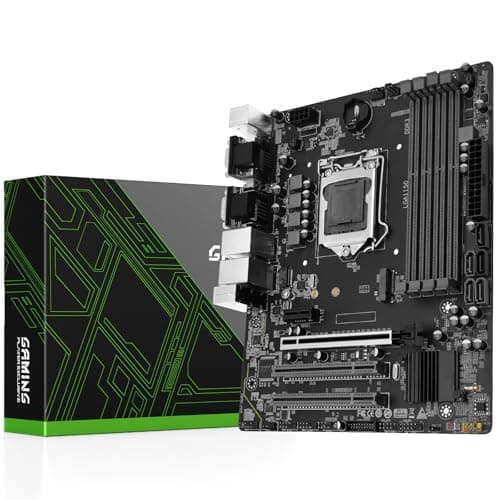 SHANGZHAOYUAN H97M PRO LGA 1150 Mainboard Kompatibel mit Intel Core 4th/5th Gen i3 i5 i7 /Pentium/Xeon (Micro ATX, 4*DDR3 Non-ECC, SATA3.0, USB3.0, NVME M.2, PCIE 3.0) PC Gaming Motherboard Bild 2