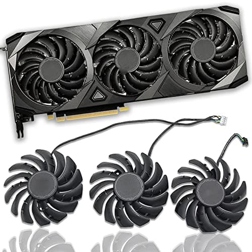 85 mm PLD09210B12HH 12V 0.40A Grafikkarte Kühlung Lüfter für MSI GeForce RTX 3070 3080 3090 VENTUS 3X Gaming Lüfter Ersetzen Sie Den Kühler (Grafikkartenlüfter-ABC) Bild 2