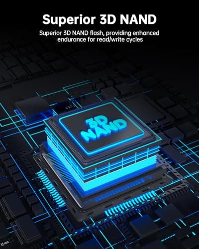 512GB NVMe SSD PCIe Gen3.0x4 Interne Festplatte bis zu 3500MB/s Lesen & 3000MB/s Schreiben, NVMe 3D NAND Technik, NUR KOMPATIBEL mit macOS 10.13+, für Mac Air/Pro/Mini/iMac (Siehe Beschreibung) Bild 6
