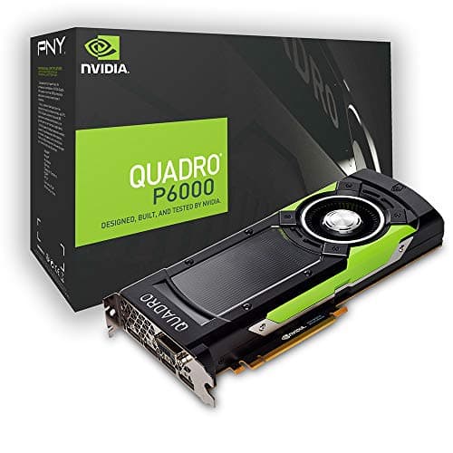 PNY VCQP6000-PB Nvidia Quadro P6000 Grafikkarte (24GB GDDR5) schwarz Bild 2
