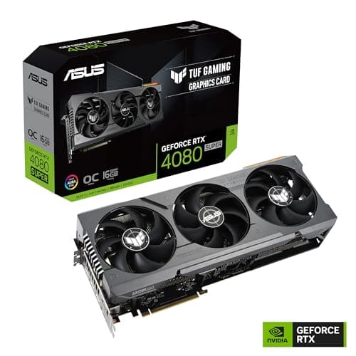 ASUS TUF Gaming GeForce RTX 4080 SUPER 16GB GDDR6X OC Edition Gaming Grafikkarte (NVIDIA GeForce RTX4080 DLSS 3, PCIe 4.0, 2x HDMI 2.1a, 3x DisplayPort 1.4a, TUF-RTX4080S-O16G-GAMING) Bild 4