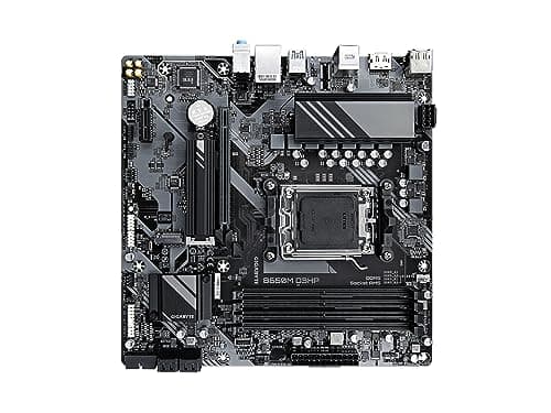 GIGABYTE B650M D3HP AMD AM5 mATX Motherboard, unterstützt Ryzen 9000/8000/7000 Serie, DDR5, 5+2+2 Power Phase, 2X M.2, PCIe 4.0, USB-C 3.2 Gen 1, 2.5GbE, EZ-Latch, Q-Flash, RGB Fusion Bild 8