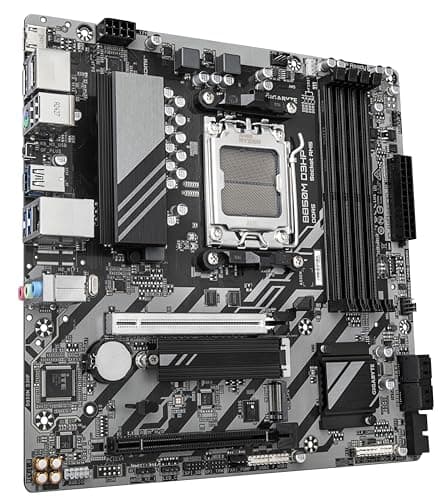 GIGABYTE B850M D3HP Motherboard - AMD Ryzen 9000 Series CPUs, 5+2+2 Phasen Digital VRM, bis zu 8200MHz DDR5 (OC), 1xPCIe 5.0 + 1xPCIe 4.0 M.2, GbE LAN, USB 3.2 Gen 2 Bild 6