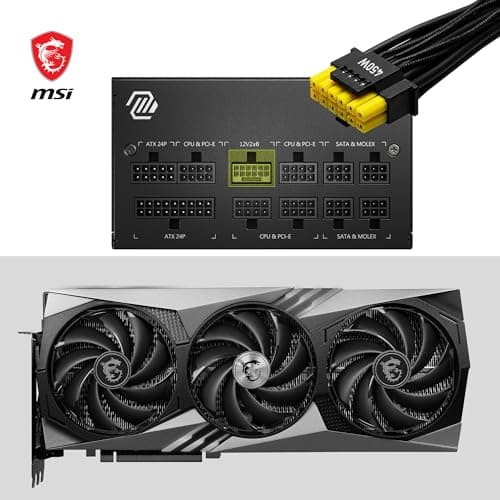 MSI MAG A750GL PCIE5 Netzteil, 750W, 80 Plus Gold vollmodular, ATX 3.0, unterstützt PCIe 5.0 GPU, 120mm FDB Lüfter mit dynamischen Kugellager, Full-Bridge LLC, Schwarze Flachkabel - 7 Jahre Garantie 750W PCIE5 Bild 8