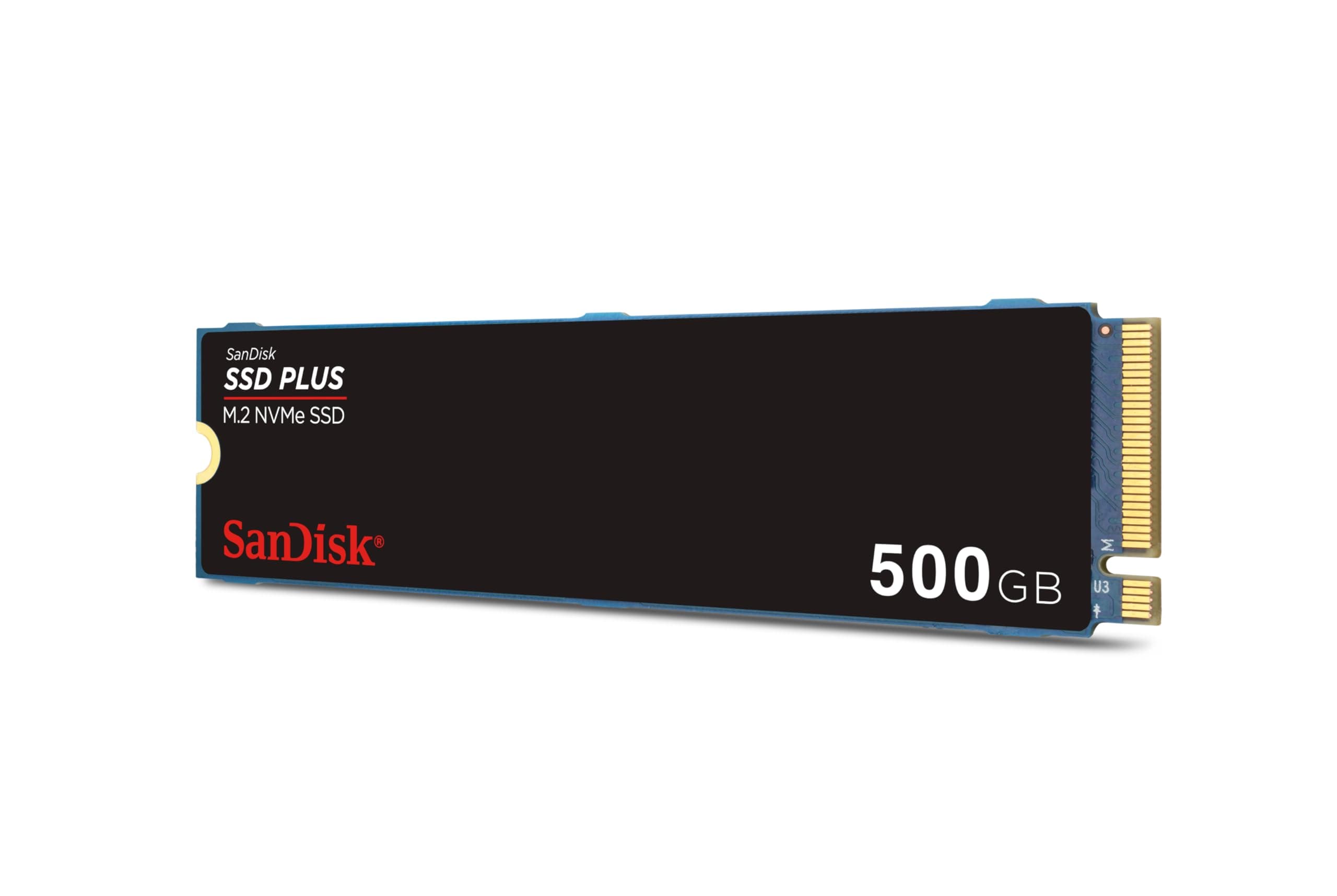 SanDisk SSD PLUS M.2 NVMe SSD 500 GB (M.2 2280, PCIe Gen 3.0, einfache Installation, Western Digital Dashboard, 3 Jahre Garantie) SSD Plus 500 GB NVMe SSD Bild 4