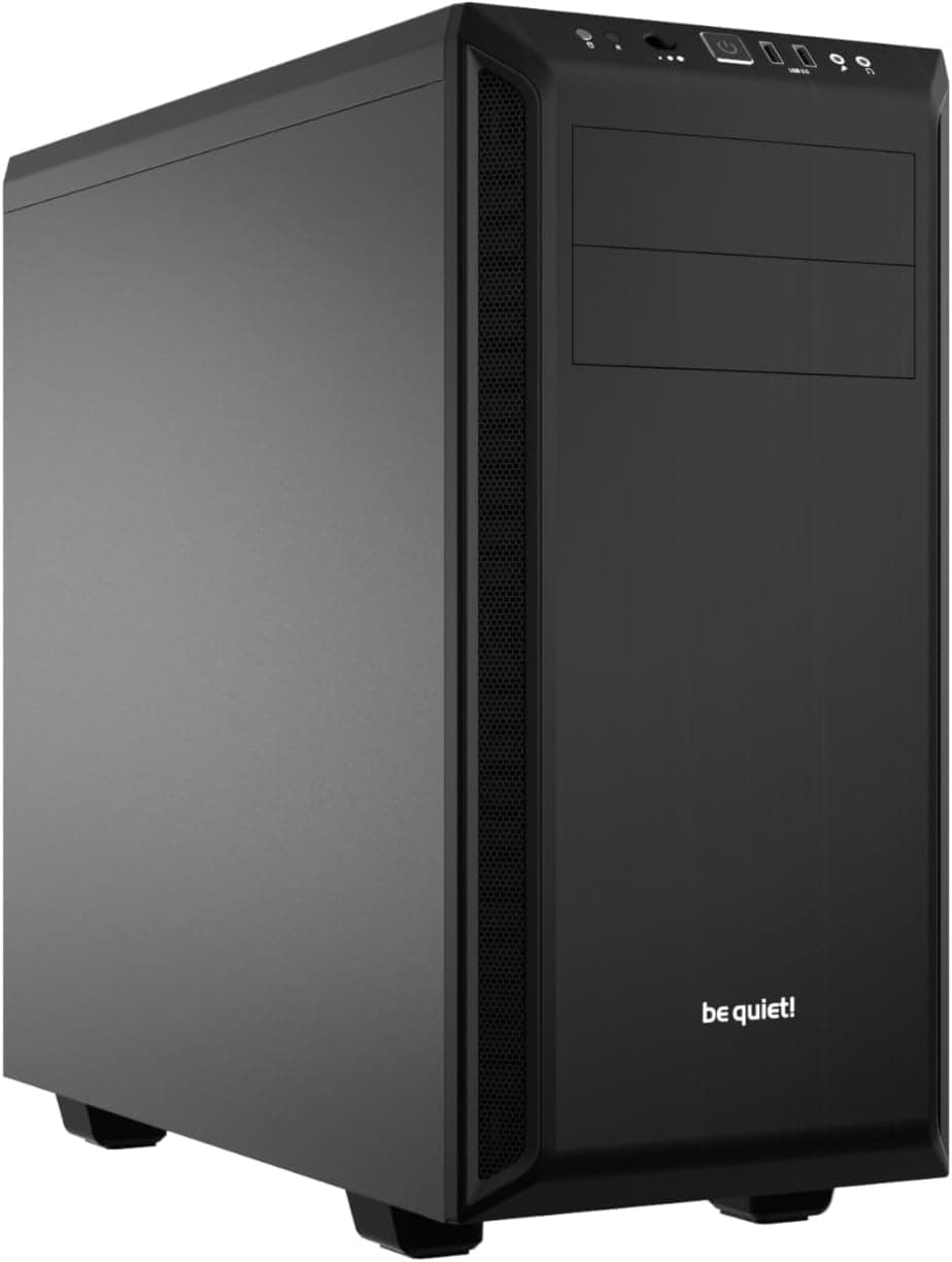 be quiet! Pure Base 600 Black PC-Gehäuse, 2X Pure Wings 2 Lüfter, Radiatoren bis 360mm, 3-stufige Lüftersteuerung Pure Base 600 Schwarz