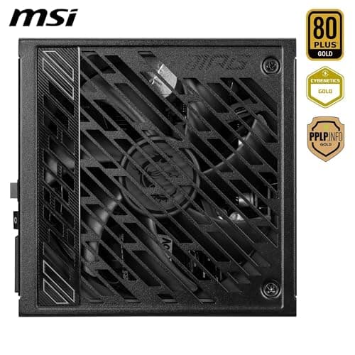 MSI MPG A850GS PCIE5 Netzteil, 850 W, 80 Plus Gold, ATX 3.1, PCIe 5.1 50-Serie-GPU-Unterstützung, 12 V-2x6, Kabel mit zweifarbigen 12 V-2x6 Anschlüssen, ATX-Netzteil, geprägte Kabelummantelung 850W PCIE5 Bild 6