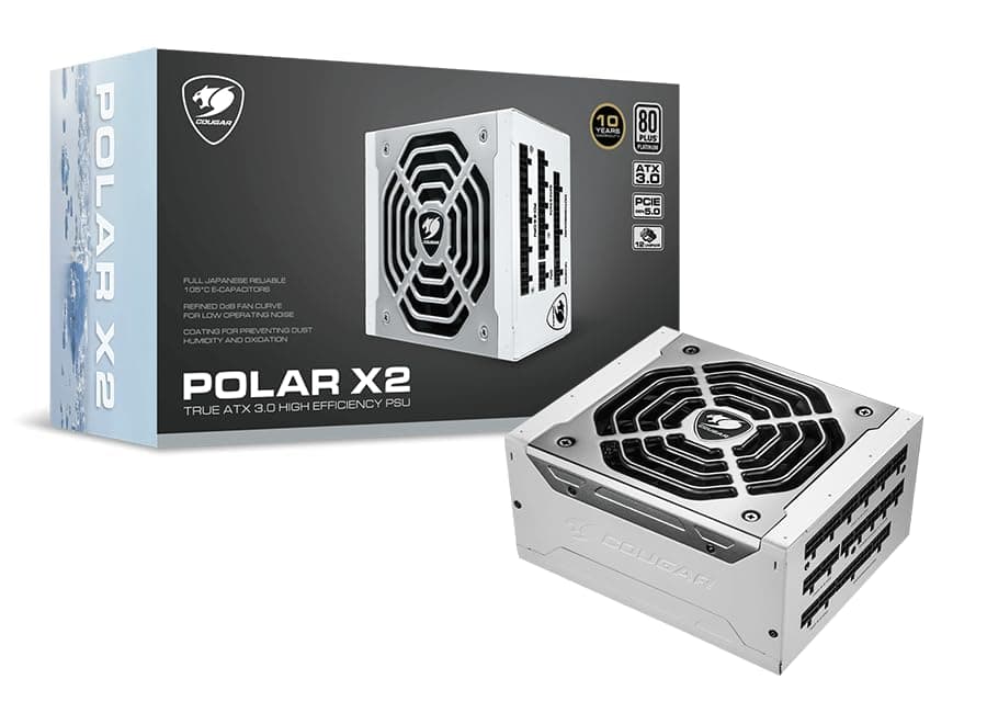 COUGAR Polar X2 Vollmodulares 80 Plus ATX 3.0 Platinum-Netzteil (1050 Watt) Bild 7