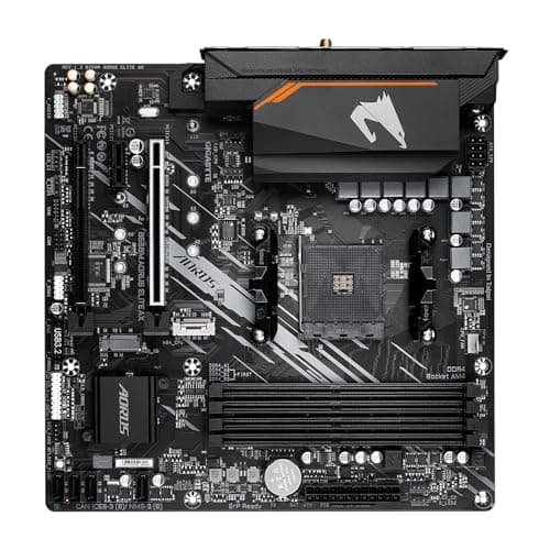 Gigabyte B550M AORUS Elite AX Mainboard - Unterstützt AMD Ryzen 5000 CPUs, 5+3 Phasen Pure Digital VRM, bis zu 4733MHz DDR5 (OC), 1xPCIe 4.0 M.2, Wi-Fi 6E, GbE LAN, USB 3.2 Gen 2 Bild 8