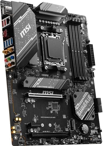 MSI MB5909 Motherboard B650 Gaming Plus WiFi [AMD Ryzen 7000 Series (AM5) kompatibel] Ausgestattet mit B650 ATX Maximum DDR5-7200 (OC) Unterstützung Gaming Plus: ein klassisches Gaming-Spiel Bild 6